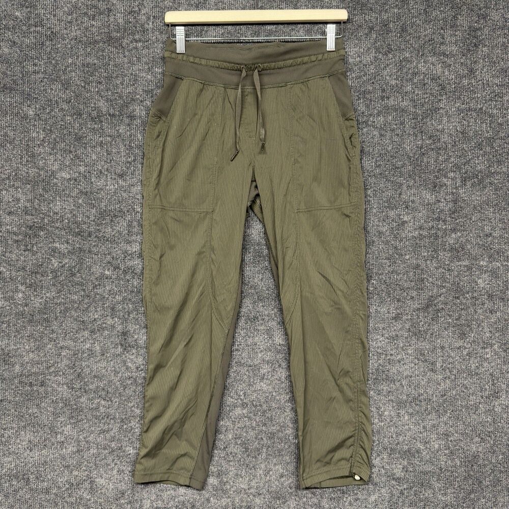 Lululemon Dance Studio Mid Rise Crop Pant Olive Green Womens 4 Cropped Gym Yoga